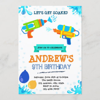 Wasserfeuerbecken - Einladung zum Geburtstag