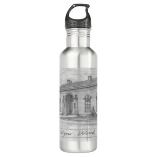 Wasserflasche 1924 Ursprüngliche Architektur Sketc Edelstahlflasche