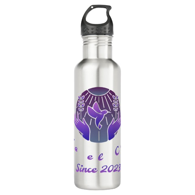 Wasserflasche 24 Oz Edelstahlflasche (Vorderseite)