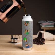 Wasserflasche 'All meine Freunde sind Zombies'