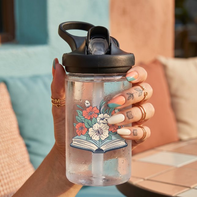 Wasserflasche aus Buch Trinkflasche (Von Creator hochgeladen)