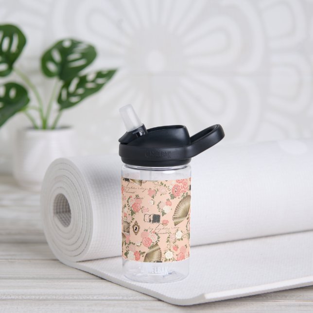 Wasserflasche "Bewässerte Anfänge" Trinkflasche (Yoga)