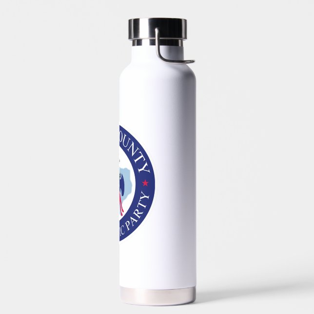 Wasserflasche - ECDP-Logo Trinkflasche (Links)