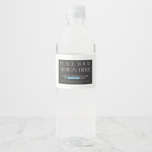 Wasserflasche - Etiketten 8 x 2 1/8 Zoll