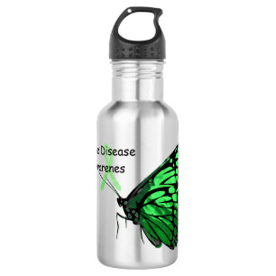 Wasserflasche für das Bewusstsein für Lyme-Borreli