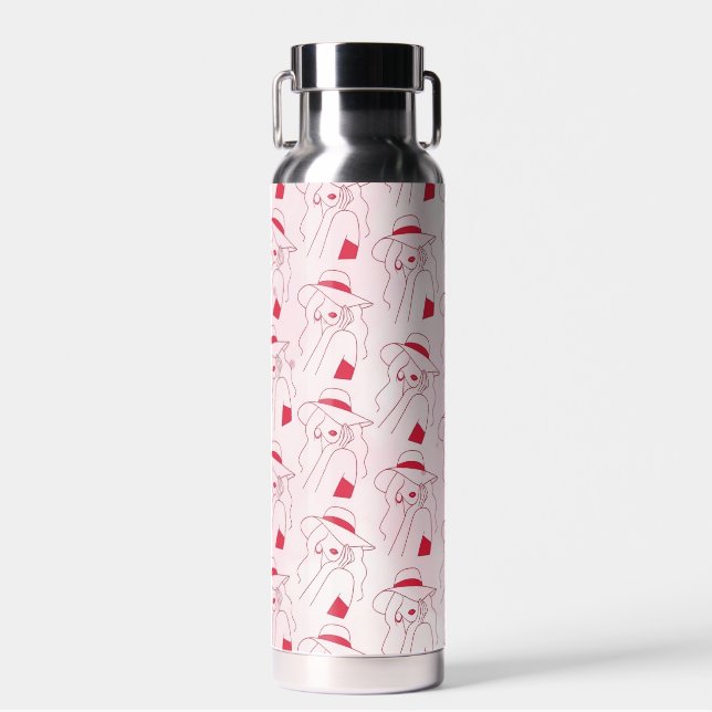 Wasserflasche für Frauen Trinkflasche (Vorne)