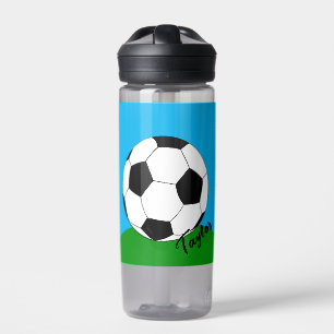 Wasserflasche für Fußballfans Mit Monogramm /Fußba Trinkflasche