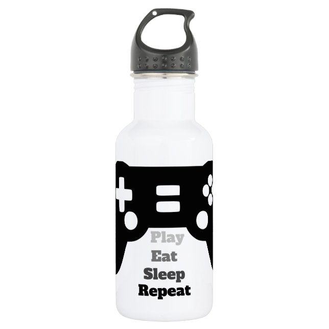 Wasserflasche für Game Liebhaber. (Vorderseite)