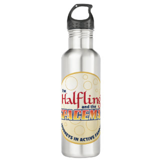 Wasserflasche für Halflage und Spaceman-Logo Edelstahlflasche