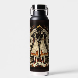 Wasserflasche Gemini Celestie Zodiac Art Trinkflasche