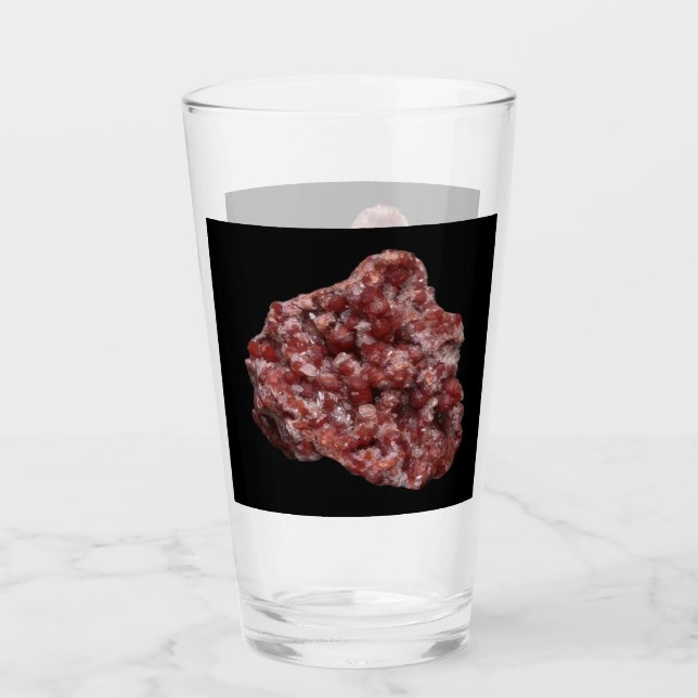 Wasserflasche Glas (Vorderseite)