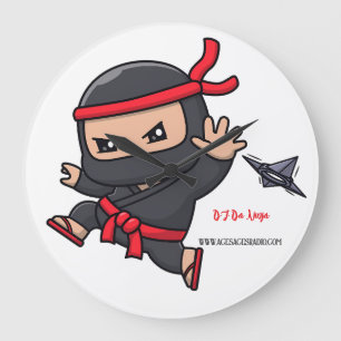 Wasserflasche Große Wanduhr