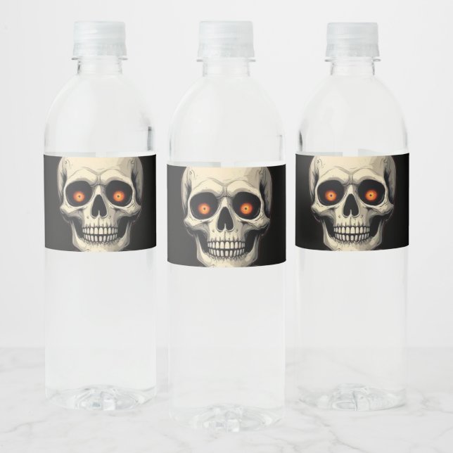 Wasserflasche - Halloween & Goth Wasserflaschenetikett (Flaschen)