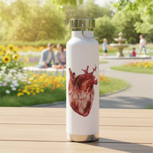 Wasserflasche Herz Trinkflasche