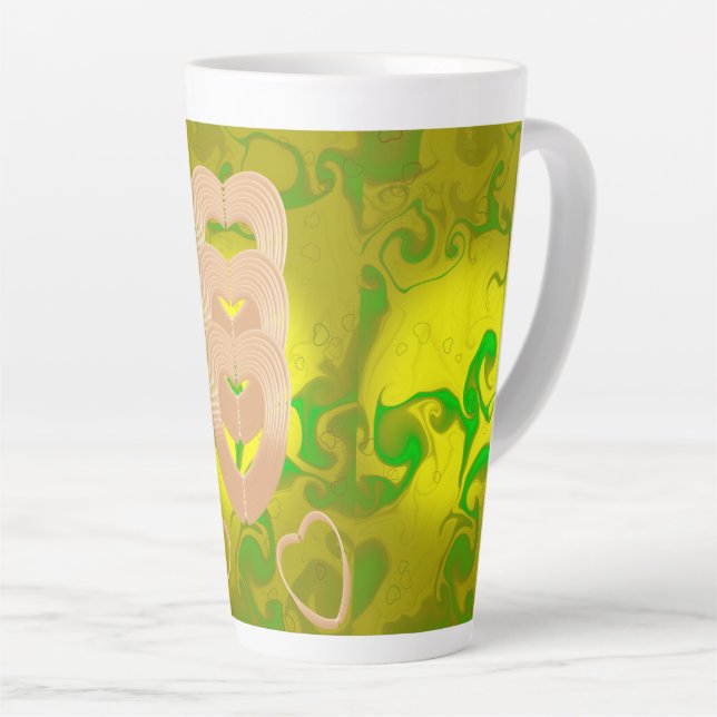 Wasserflasche Herzverbindung Milchtasse (Rechte Ecke)