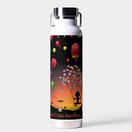 Wasserflasche - Im Fluss Trinkflasche