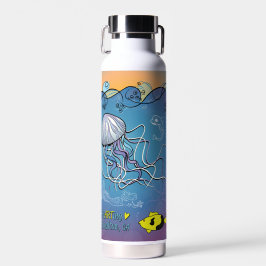 Wasserflasche - Jelly Waves - Buellton.Art Trinkflasche