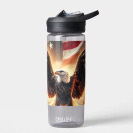Wasserflasche mit American Eagle Trinkflasche