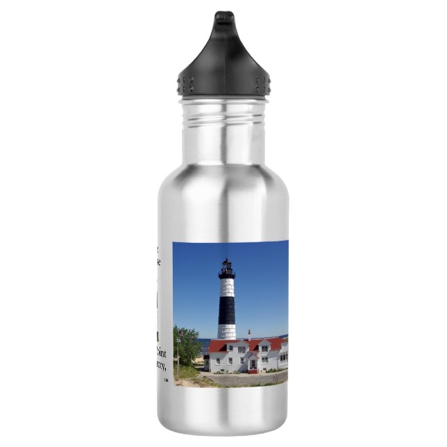 Wasserflasche mit Big Sable Lighthouse (Rechts)