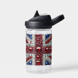 Wasserflasche mit britischem Farbd design Trinkflasche