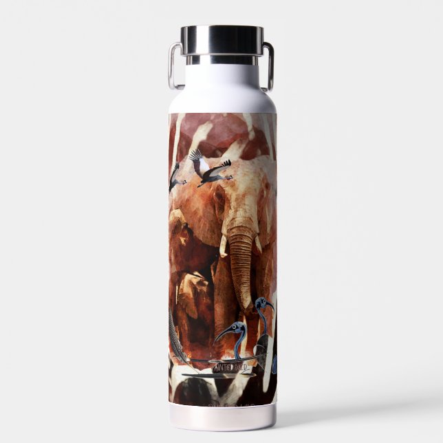 Wasserflasche mit dem Geist der Wildnis Trinkflasche (Vorne)