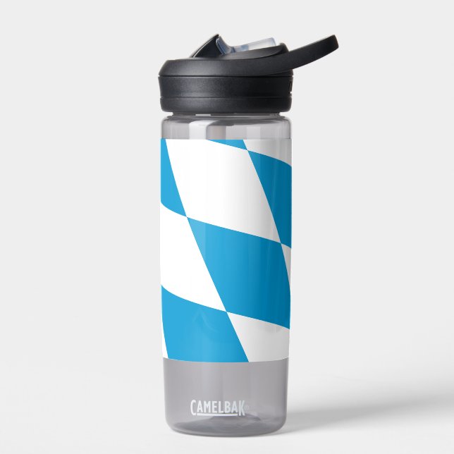 Wasserflasche mit der Flagge Bayerns, Deutschland Trinkflasche (Links)