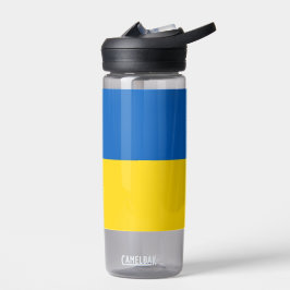 Wasserflasche mit der Flagge der Ukraine Trinkflasche