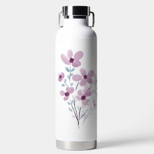 Wasserflasche mit eleganten Blume Trinkflasche