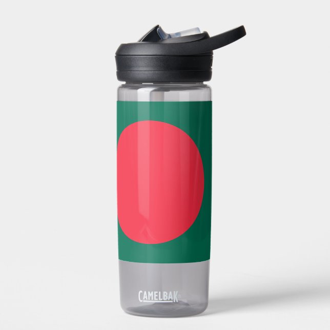 Wasserflasche mit Flagge Bangladeschs Trinkflasche (Links)