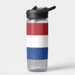 Wasserflasche mit Flagge der Niederlande Trinkflasche