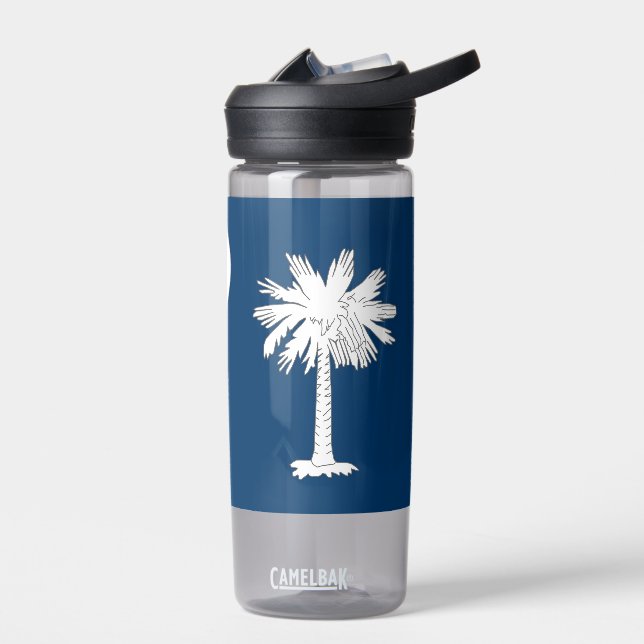 Wasserflasche mit Flagge von South Carolina, USA Trinkflasche (Links)