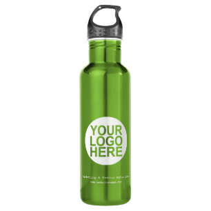 Wasserflasche mit Handle Green 24 oz für das Logo Edelstahlflasche