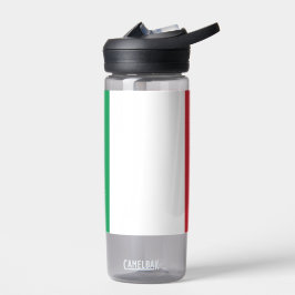 Wasserflasche mit italienischer Flagge Trinkflasche