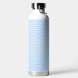 Wasserflasche mit Karomuster Trinkflasche