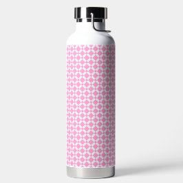 Wasserflasche mit Karomuster Trinkflasche