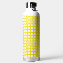Wasserflasche mit Karomuster Trinkflasche