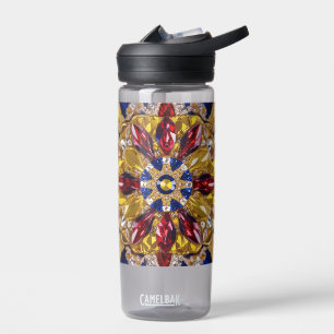 Wasserflasche mit kolumbianischer Farbgestaltung Trinkflasche