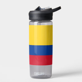 Wasserflasche mit kolumbianischer Flagge Trinkflasche