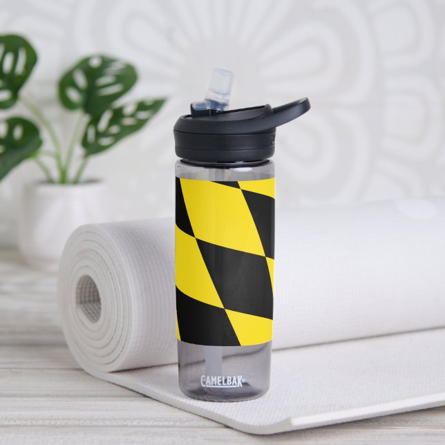 Wasserflasche mit Münchner Flagge Trinkflasche (Yoga)