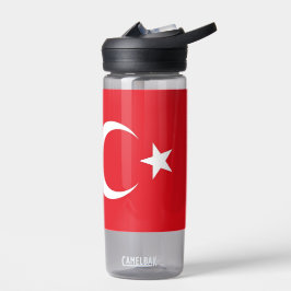 Wasserflasche mit türkischer Flagge Trinkflasche