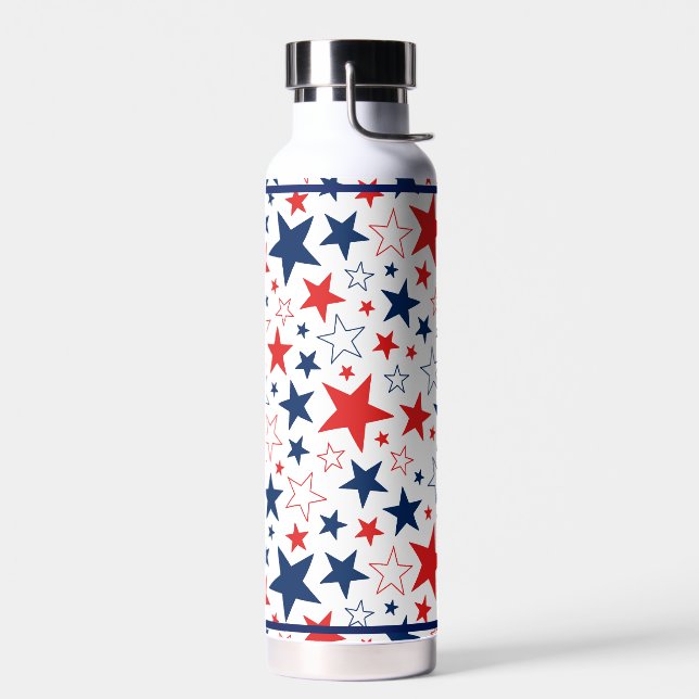 Wasserflasche Patriotische Stars Trinkflasche (Links)
