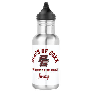 Wasserflasche Pottsgrove Logo für High School