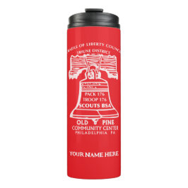 Wasserflasche - Rot (personalisiert) Thermosbecher