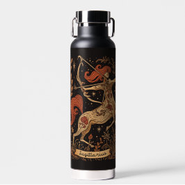 Wasserflasche Sagittarius Celestial Zodiac Art Trinkflasche