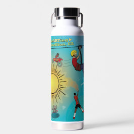 Wasserflasche - Sporty Sky Trinkflasche