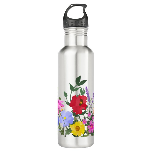 Wasserflasche Stainless Edelstahlflasche (Vorderseite)