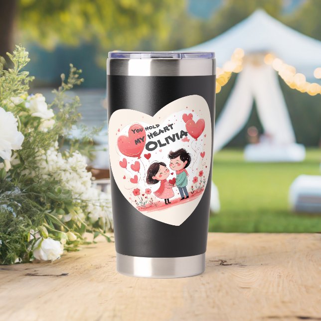 Wasserflasche Thermobecher (Hochzeit (gedreht))