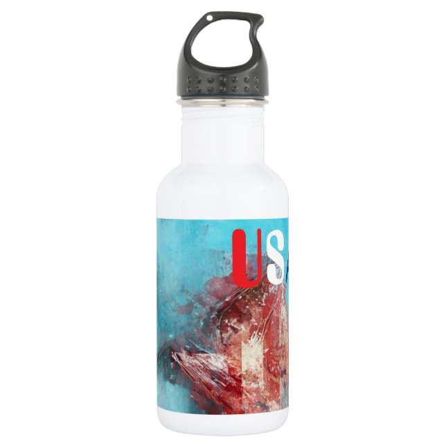 Wasserflasche USA (Vorderseite)