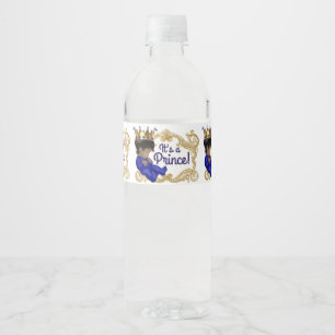 Wasserflaschen-Etiketten für Ethnische Prinz-Baby- Wasserflaschenetikett