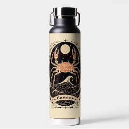 Wasserflaschen Krebs Celestial Zodiac Art Trinkflasche